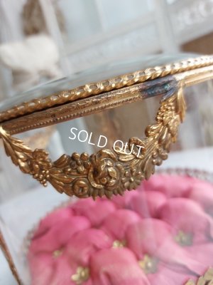 画像18: アンティークマリエラウンド形ガラスケース