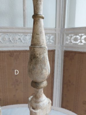 画像29: アンティークウッドキャンドルスティック