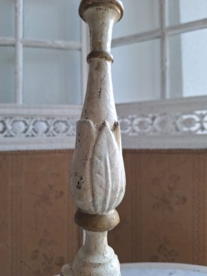 画像6: アンティークウッドキャンドルスティック