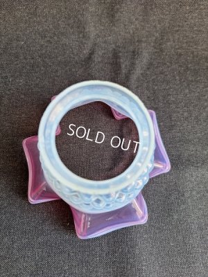 画像10: アンティークオパールセントガラスランプシェード