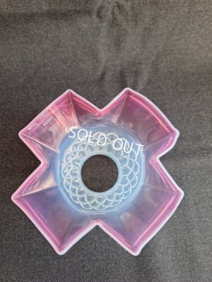 画像11: アンティークオパールセントガラスランプシェード