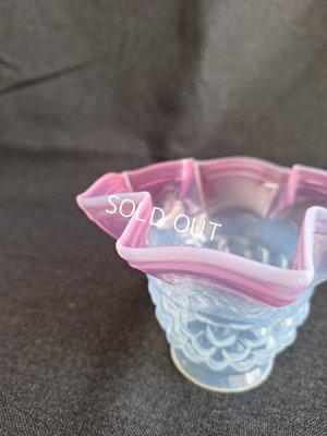 画像5: アンティークオパールセントガラスランプシェード