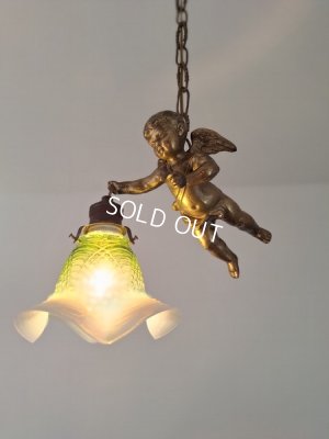 画像2: アンティークエンジェルランプ