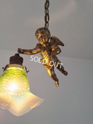 画像28: アンティークエンジェルランプ