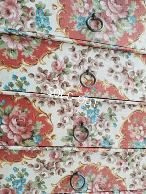 画像7: アンティークローズ柄カルトナージュドロワー