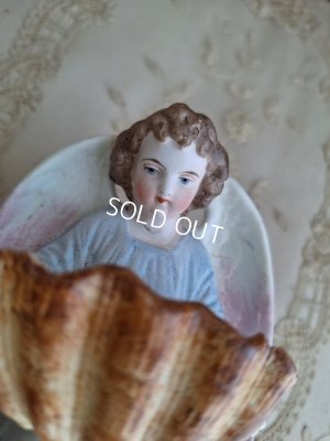 画像12: アンティークビスクエンジェル聖水盤