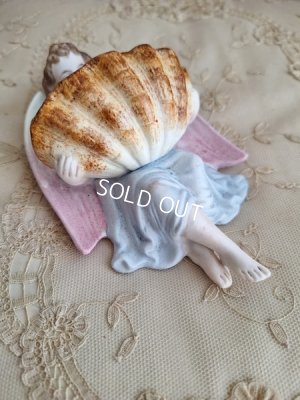 画像9: アンティークビスクエンジェル聖水盤