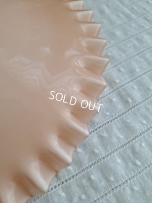 画像9: アンティークピンクオパリンガラスシェード