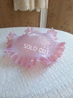 画像12: ピンクオパールセントガラスランプシェード