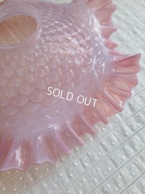 画像16: ピンクオパールセントガラスランプシェード