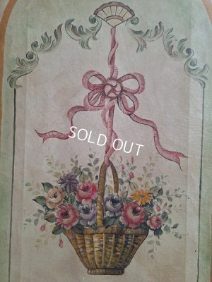 画像3: アンティーク花かご柄ペイント
