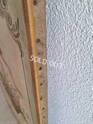 画像41: アンティーク花かご柄ペイント