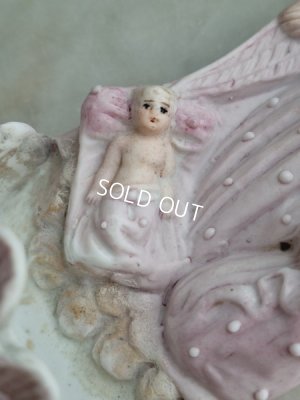 画像3: アンティークビスクエンジェル聖水盤