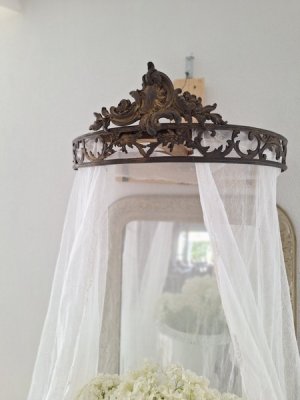 画像24: ロココ調アンティークベッドクラウン