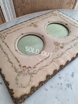 画像8: アンティーク刺繍フォトスタンド