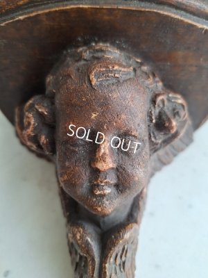 画像2: 石膏エンジェルコンソール