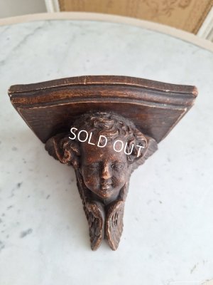 画像8: 石膏エンジェルコンソール