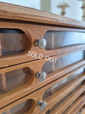 画像4: アンティークスプールキャビネット