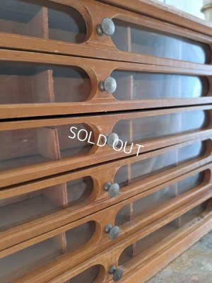 画像26: アンティークスプールキャビネット