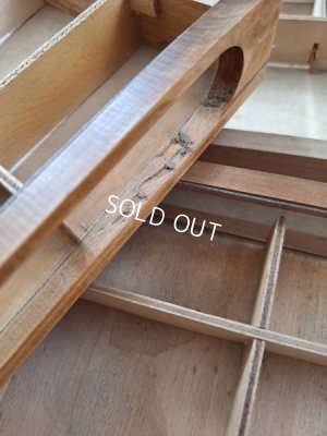 画像23: アンティークスプールキャビネット