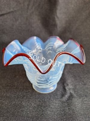 画像7: アンティークオパールセントガラスシェード