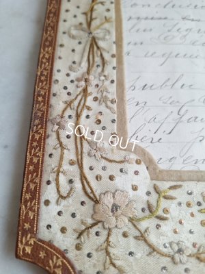 画像6: アンティーク刺繍のフォトスタンド