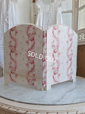 画像12: フレンチ花柄カルトナージュ衝立