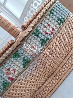 画像9: アンティークフランスローズバスケット　