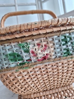 画像8: アンティークフランスローズバスケット　