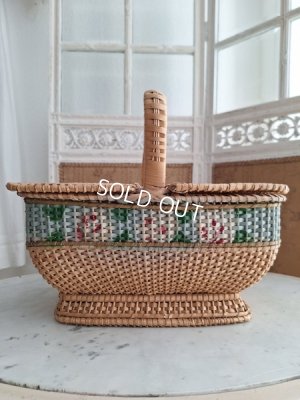 画像3: アンティークフランスローズバスケット　