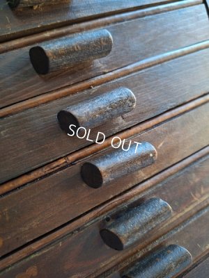 画像11: アンティークイニシャルテープキャビネット