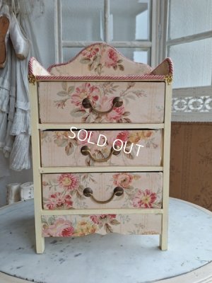 画像12: フレンチファブリックカルトナージュドロワー