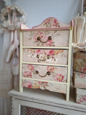 画像15: フレンチファブリックカルトナージュドロワー