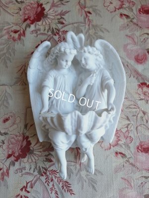 画像2: アンティークダブルエンジェル聖水盤