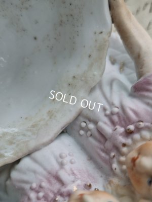 画像10: アンティークダブルエンジェル聖水盤