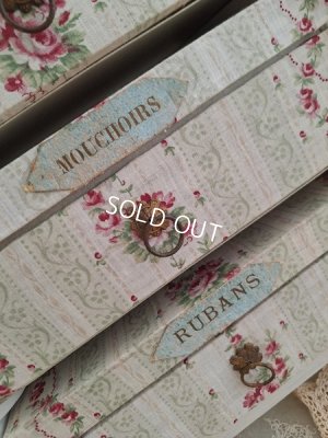 画像3: フレンチファブリックカルトナージュドロワー