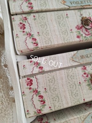 画像8: フレンチファブリックカルトナージュドロワー