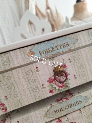 画像21: フレンチファブリックカルトナージュドロワー