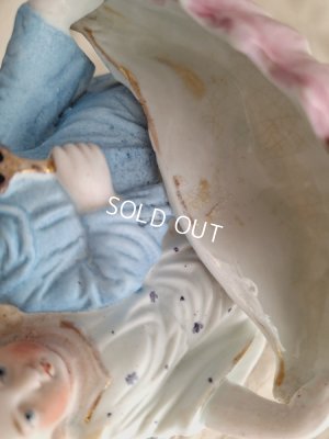 画像15: アンティークダブルエンジェル聖水盤　