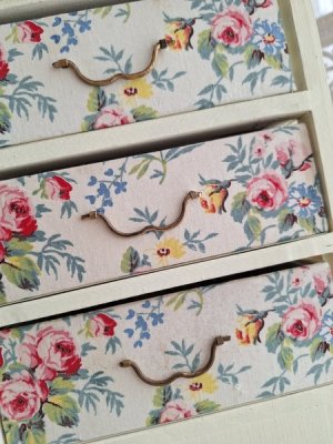 画像2: フレンチファブリックカルトナージュドロワー