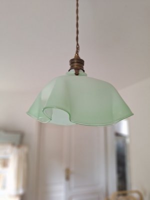 画像3: アンティークオパリンガラスシェード