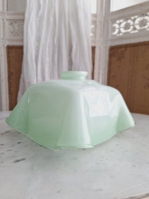 画像7: アンティークオパリンガラスシェード