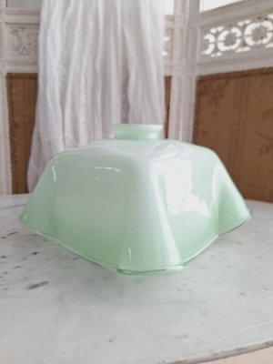 画像9: アンティークオパリンガラスシェード