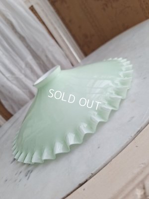 画像9: アンティークオパリンガラスシェード