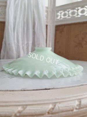 画像10: アンティークオパリンガラスシェード