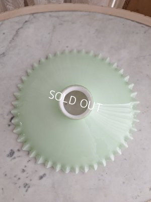 画像4: アンティークオパリンガラスシェード