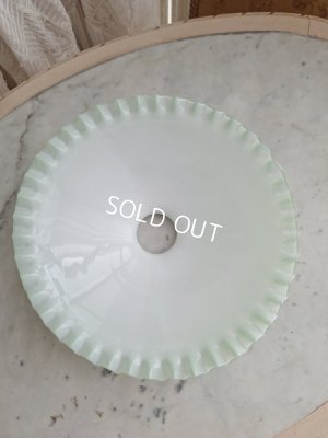 画像12: アンティークオパリンガラスシェード