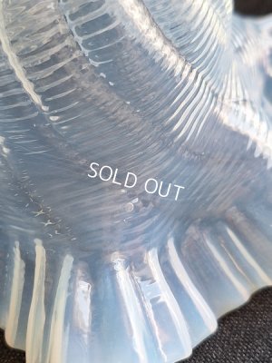 画像13: アンティークオパールガラスランプシェード