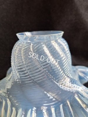 画像4: アンティークオパールガラスランプシェード