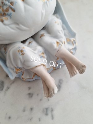 画像18: アンティークビスクダブルエンジェル聖水盤